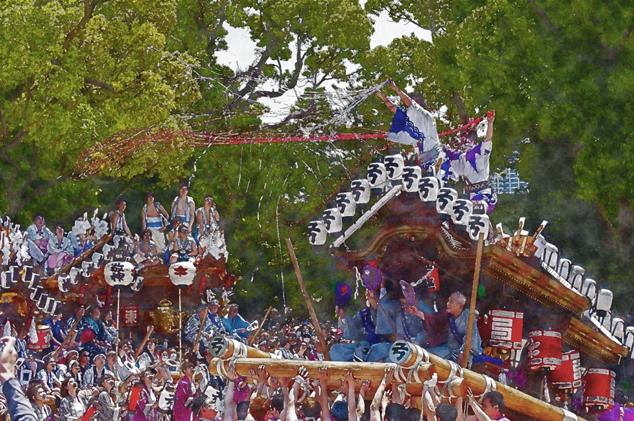 御影のだんじり (1)