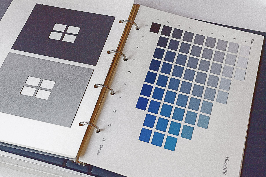 マンセルシステム色彩の定規