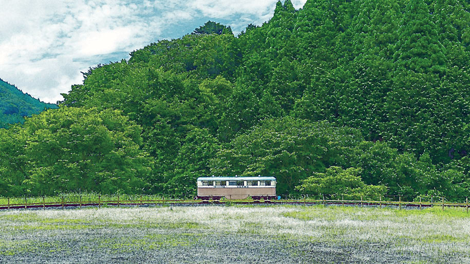 明延鉱山　一円電車くろがね号