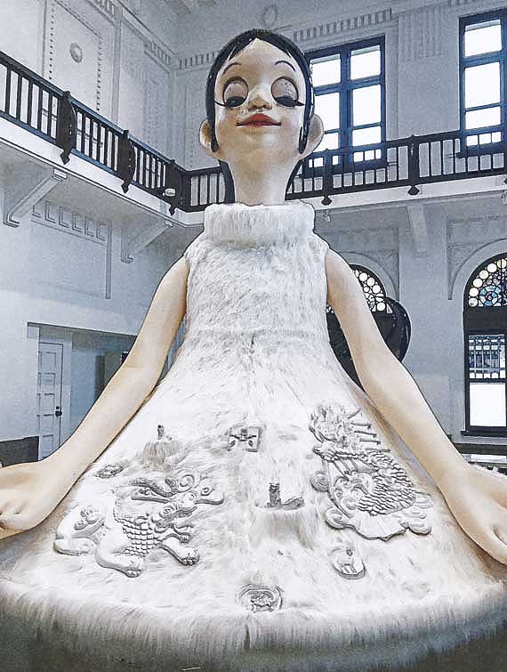 芦屋プラン株式会社　2022 倉敷市　大原美術館　現代美術家ヤノベケンジの大型作品『サン・シスター（リバース）